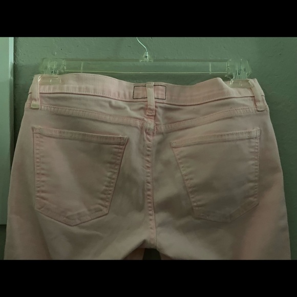 Current Elliott cool summer pink straight legged cropped jeans/sz 27/worn once** - Picture 6 of 8